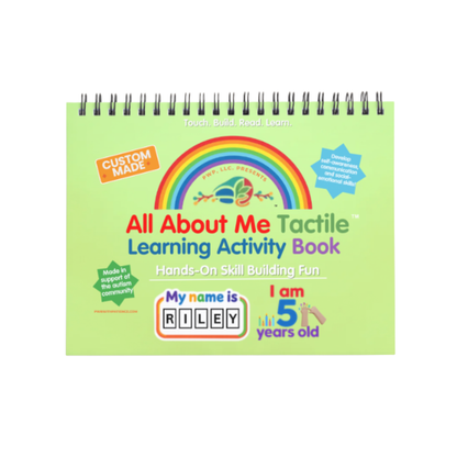 Tactile Activity Book: All About Me