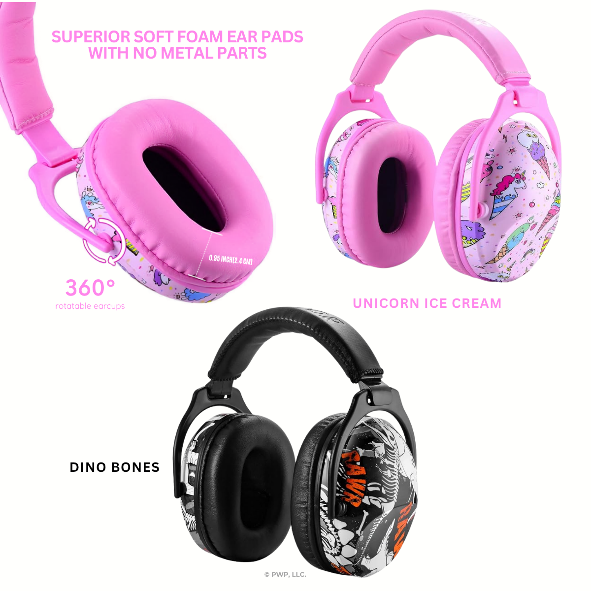 Sound Reduction Headphones (Dino Bones/Unicorn Ice Cream)