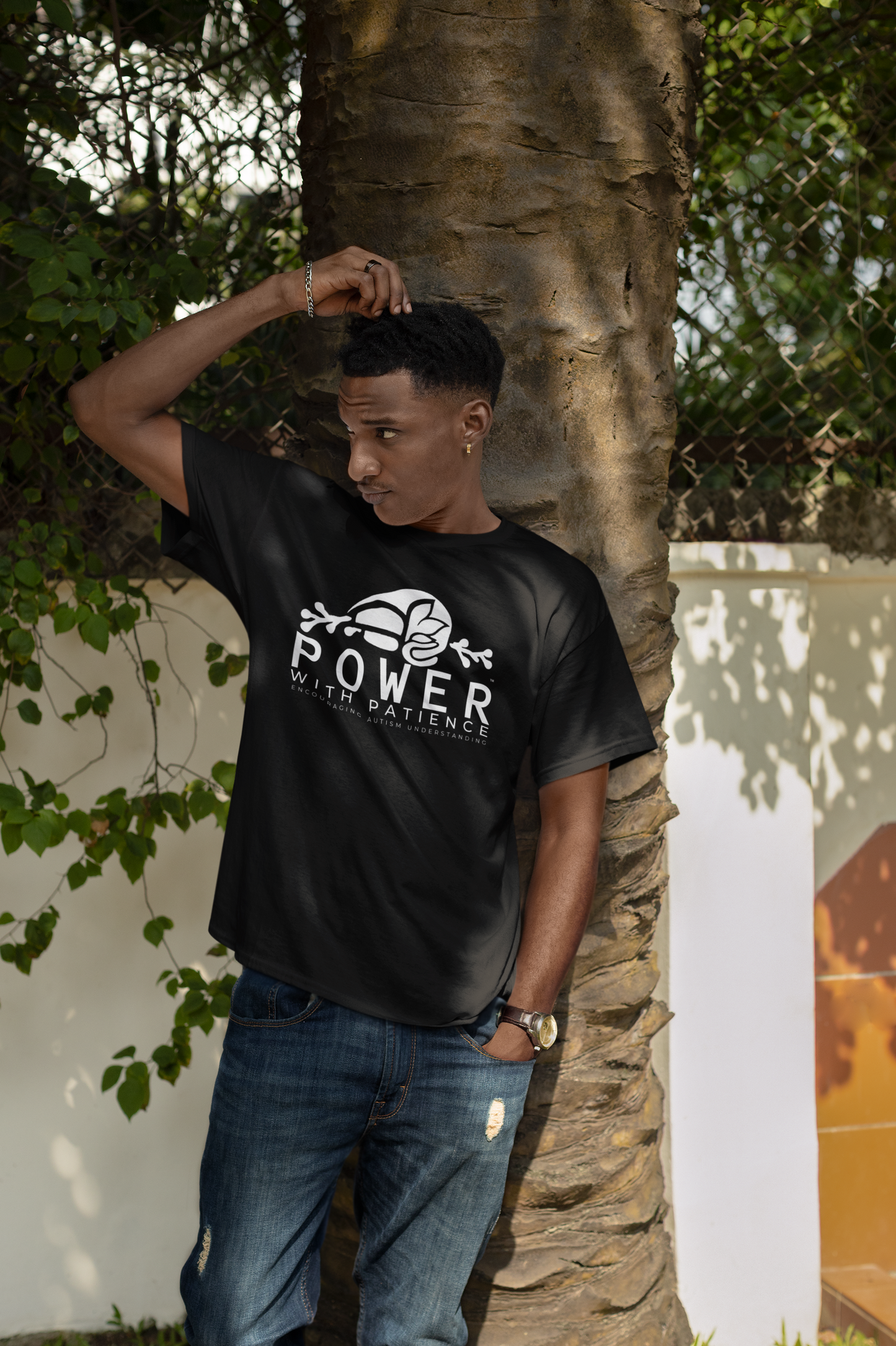 Power With Patience Classic Soft Cotton T-shirt